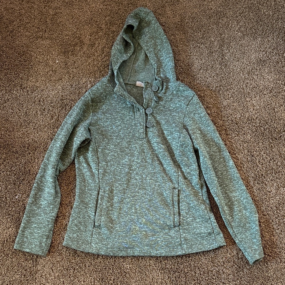 Columbia Women's Teal Hooded Sweatshirt